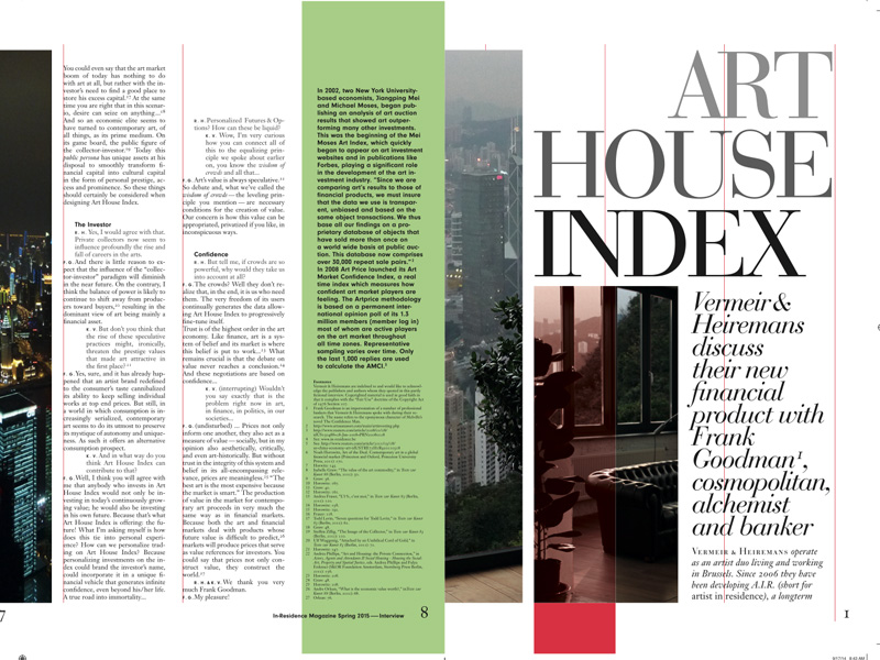 extension#22 Art House Index - installation